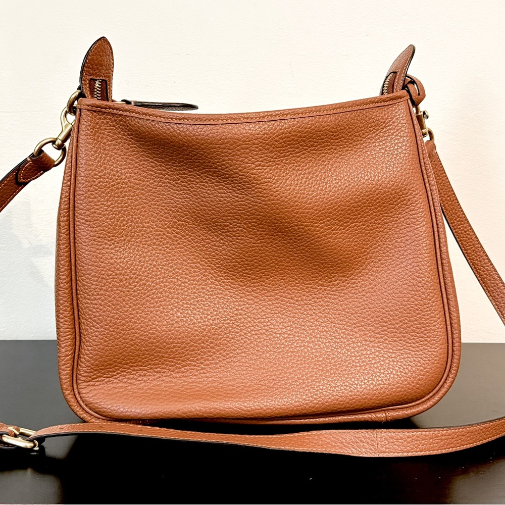 Coach Tan Leather Shoulder Bag